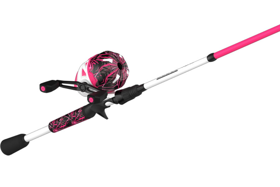 ZEBCO Roam Pink 6 Foot 2 Pack Medium Spincast Combo